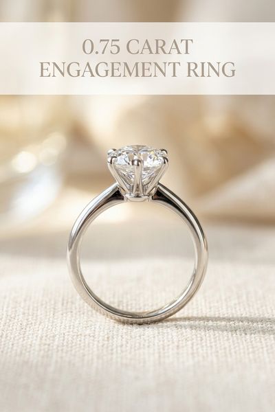 0 75 carat engagement ring