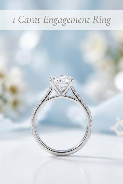 1 carat engagement ring