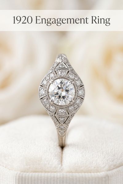 1920 engagement ring