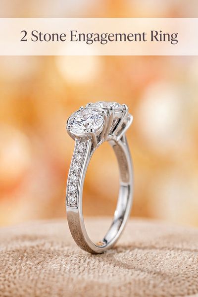 2 stone engagement ring