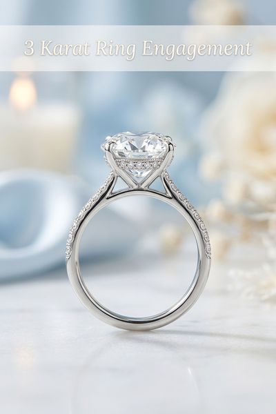 3 karat ring engagement