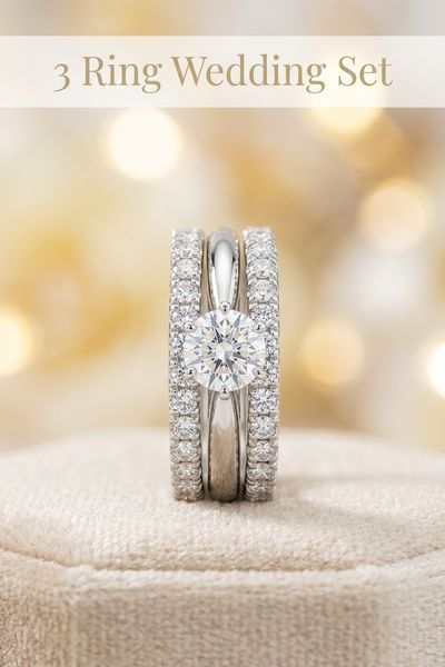 3 ring wedding set