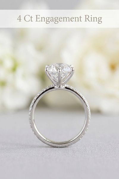 4 ct engagement ring