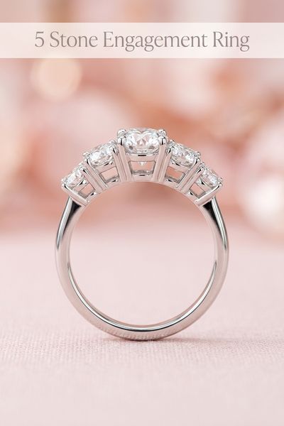 5 stone engagement ring