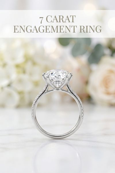 7 carat engagement ring