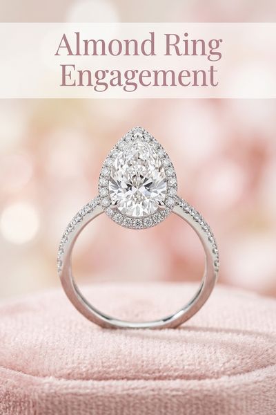 almond ring engagement