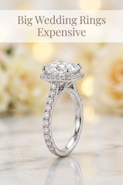 big wedding rings expensive