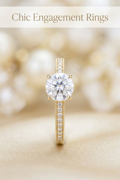 chic engagement rings