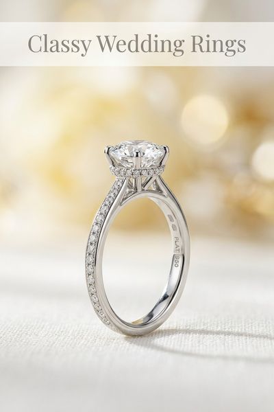 classy wedding rings