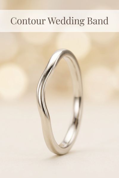 contour wedding band
