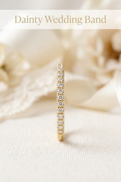 dainty wedding band