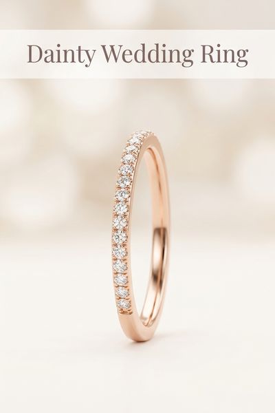 dainty wedding ring