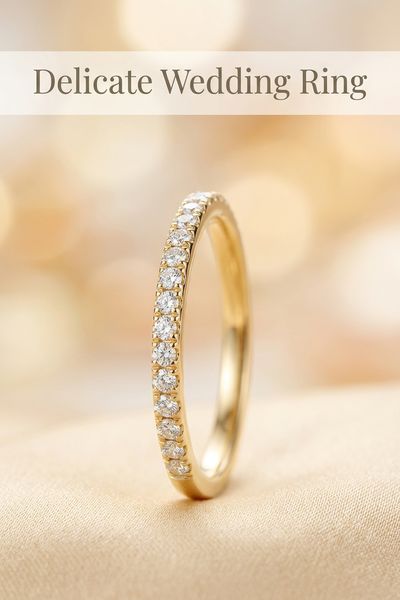 delicate wedding ring