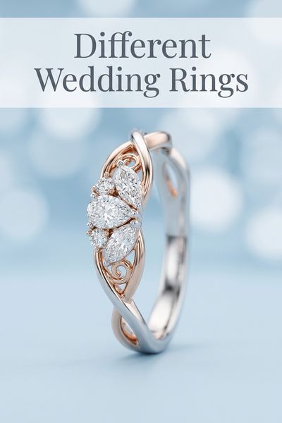 different wedding rings