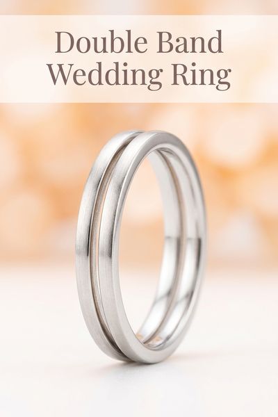 double band wedding ring