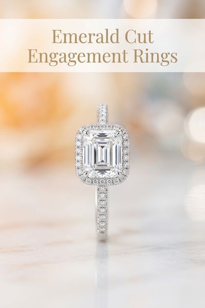 emerald cut engagement rings