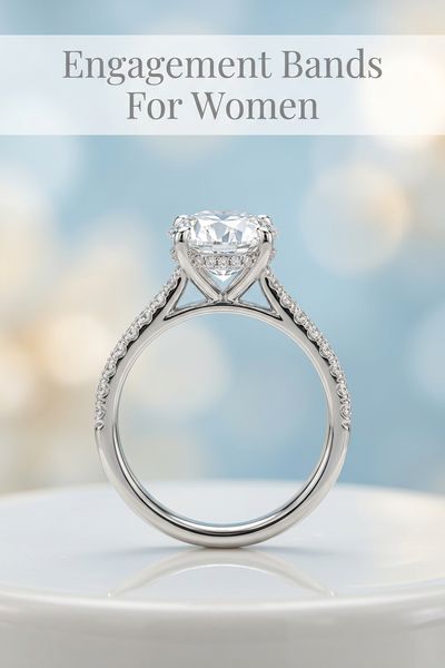 engagement bands for women