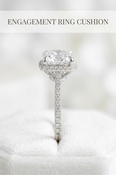engagement ring cushion