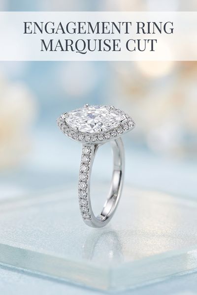 engagement ring marquise cut