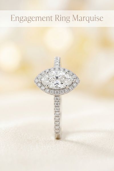 engagement ring marquise