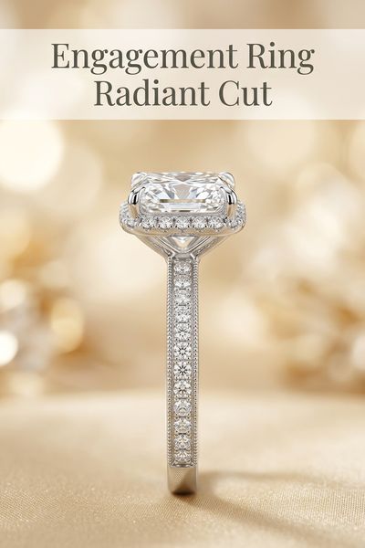 engagement ring radiant cut
