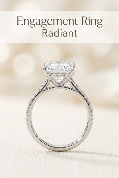 engagement ring radiant