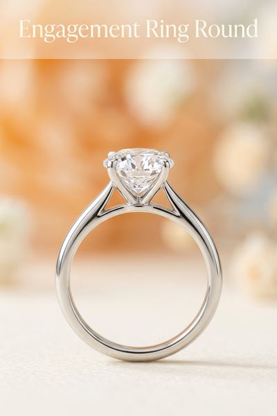 engagement ring round