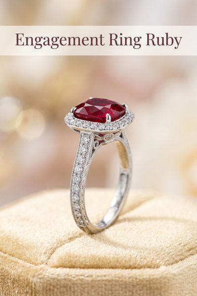 engagement ring ruby
