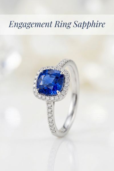 engagement ring sapphire