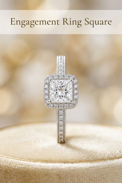 engagement ring square