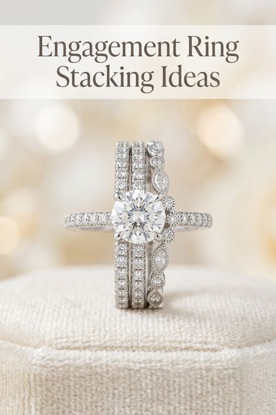 engagement ring stacking ideas