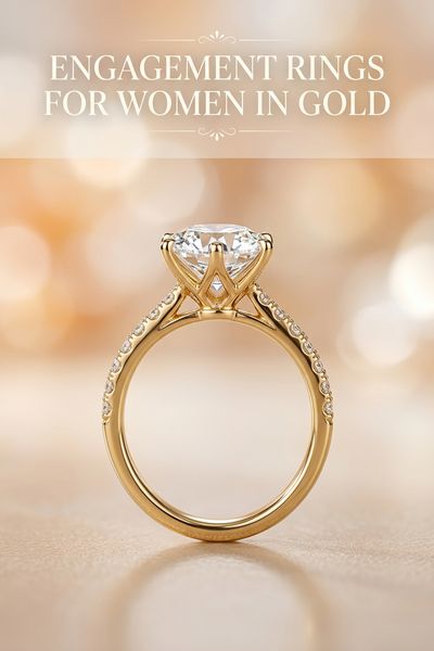 engagement rings for women in gold