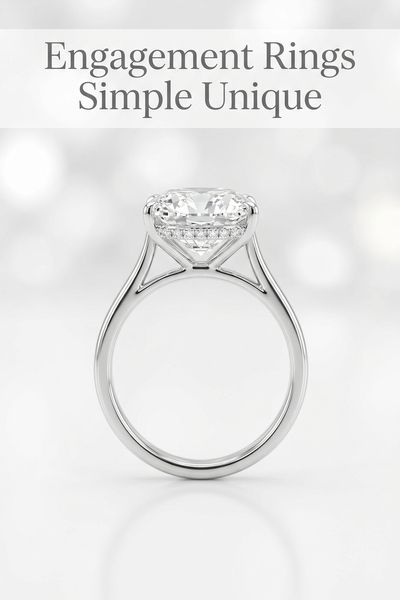 engagement rings simple unique