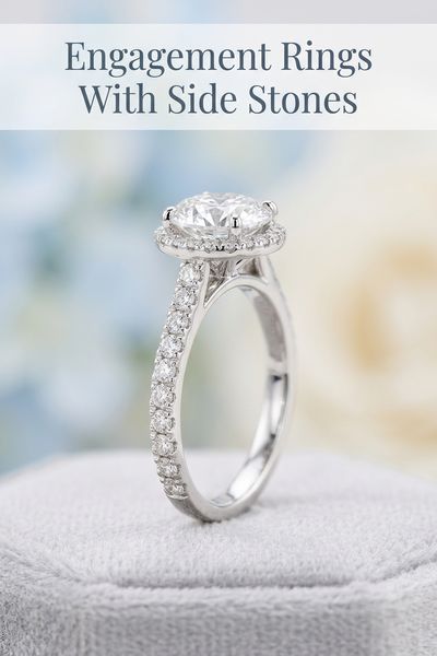 engagement rings with side stones