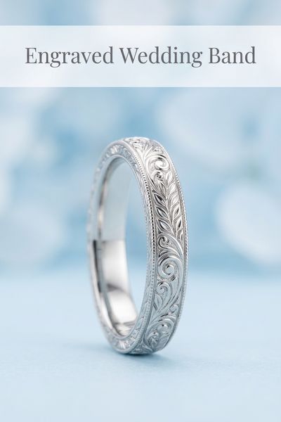 engraved wedding band