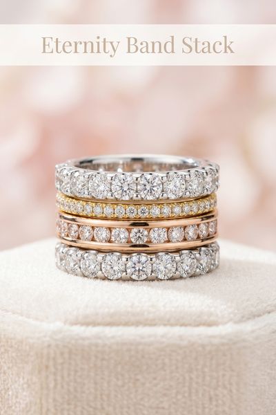 eternity band stack
