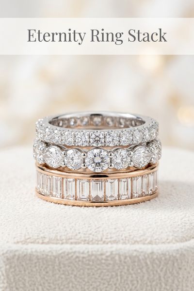 eternity ring stack