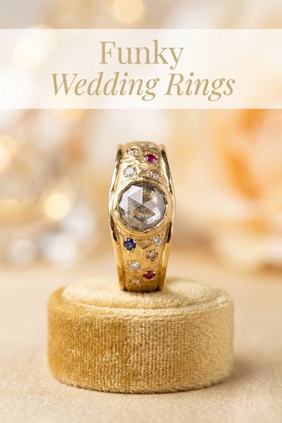 funky wedding rings