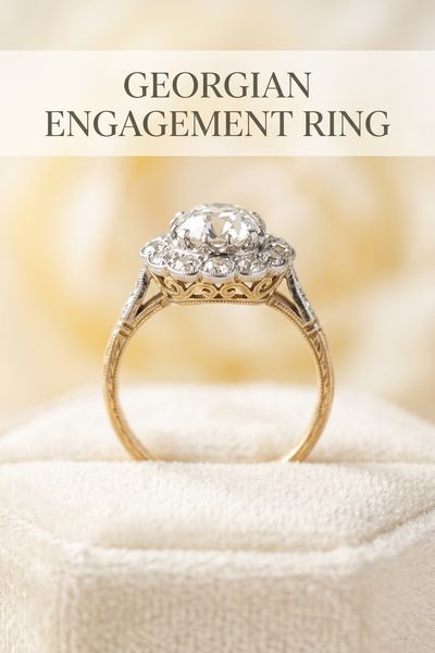 georgian engagement ring