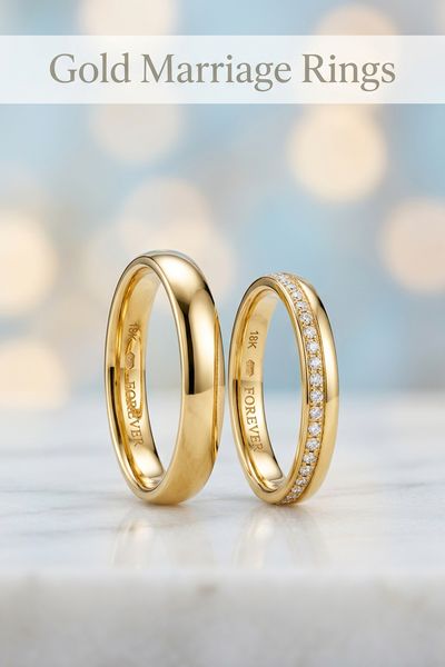 gold marriage rings