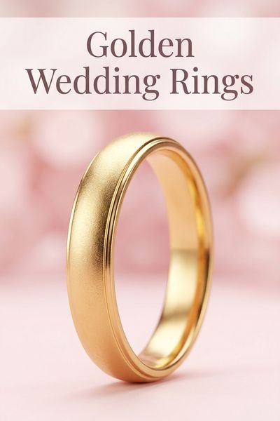 golden wedding rings