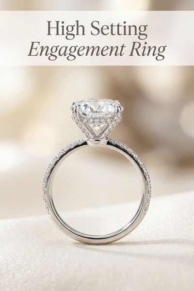 high setting engagement ring