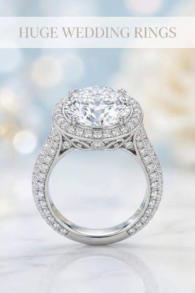huge wedding rings