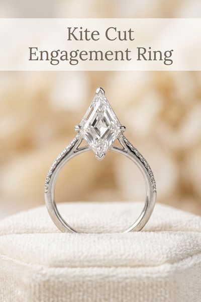kite cut engagement ring