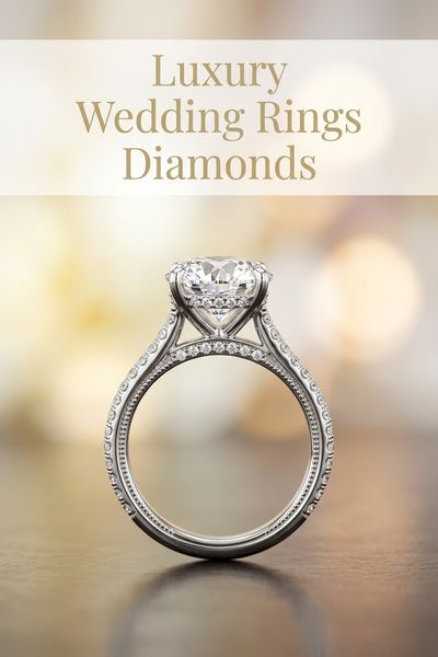 luxury wedding rings diamonds