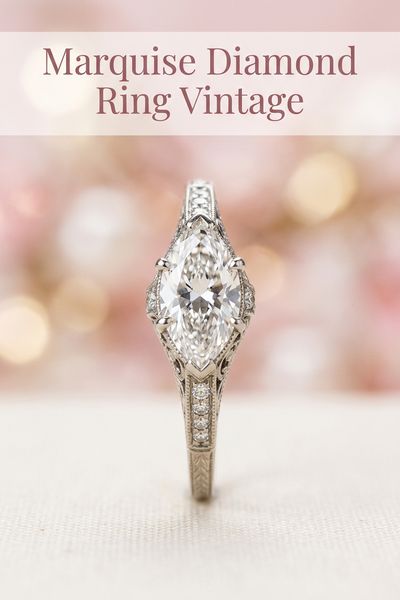 marquise diamond ring vintage