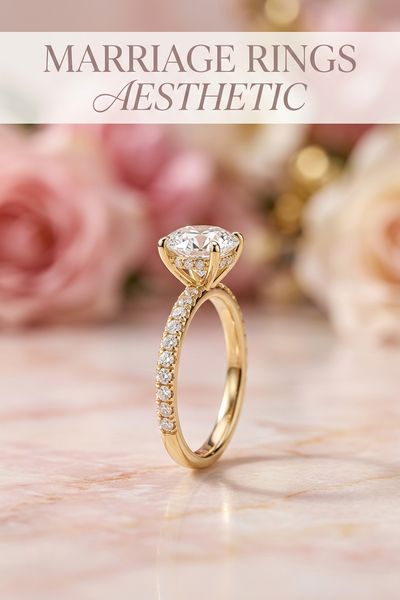 marriage rings aesthetic