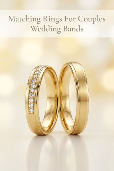 matching rings for couples wedding bands