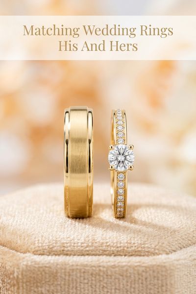 matching wedding rings his and hers