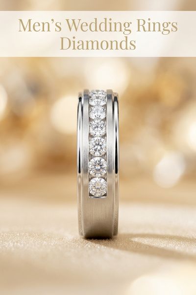 men s wedding rings diamonds